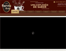 Tablet Screenshot of cafebentograo.com.br